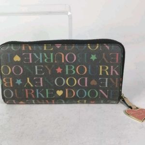 Dooney & Bourke Multicolored Zip Around Wallet